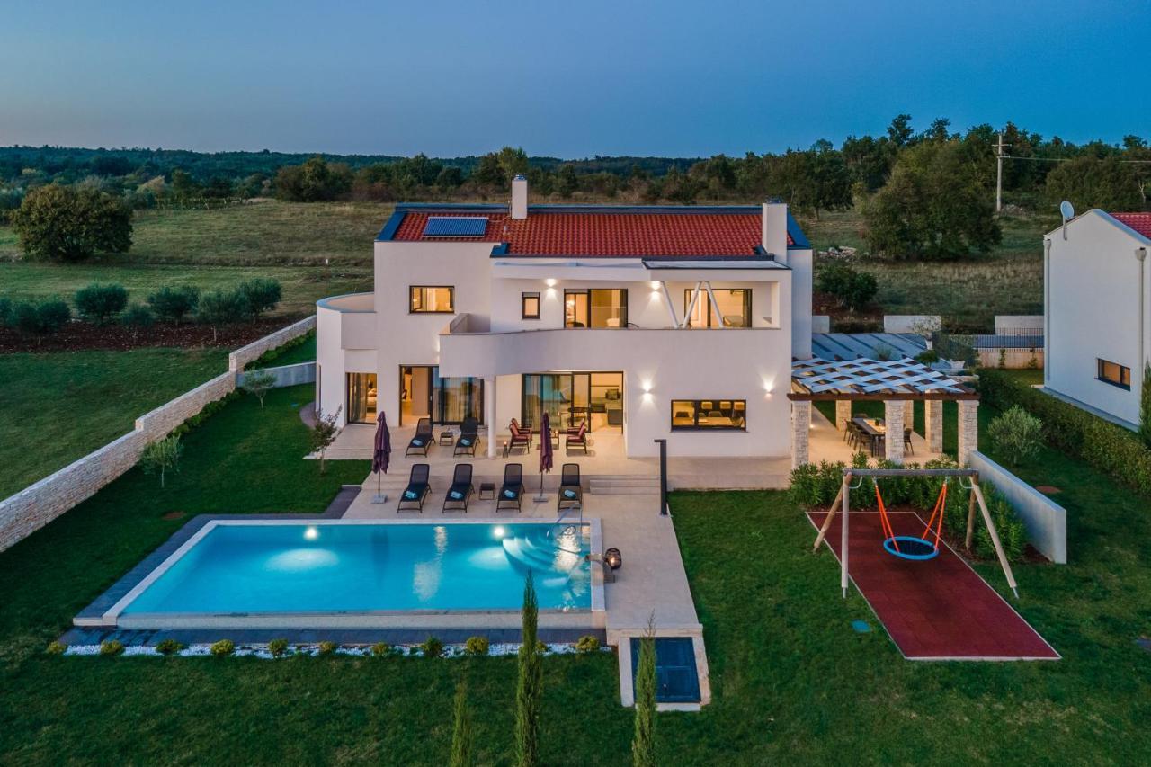 Villa Eleonora, Luxury Villa In Visnjan, Zuzici, Near Porec エクステリア 写真